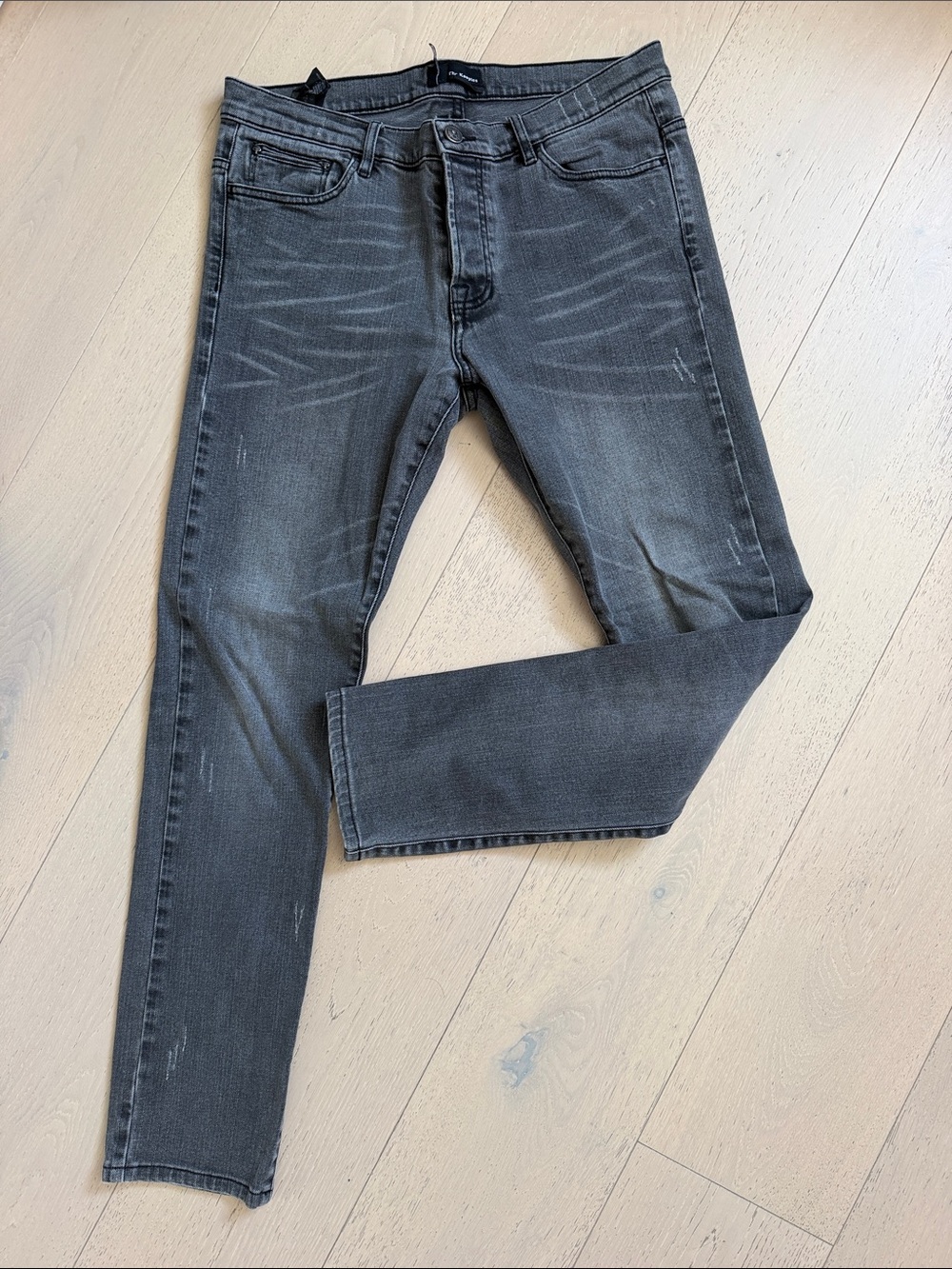The Kooples Men's Skinny Jeans in Washed Black